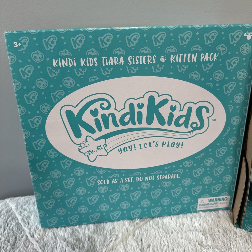 Kindi Kids Tiara Sisters And Kitten Pack  New In Box - Picture 8 of 8